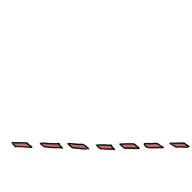 Symbolgrafik gestrichelte Linie